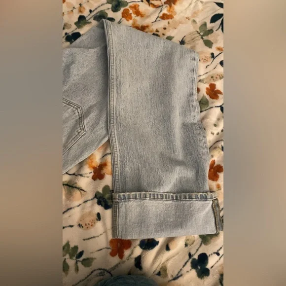 Abercrombie & Fitch Light Blue Wash Jumpsuit - Picture 5 of 6